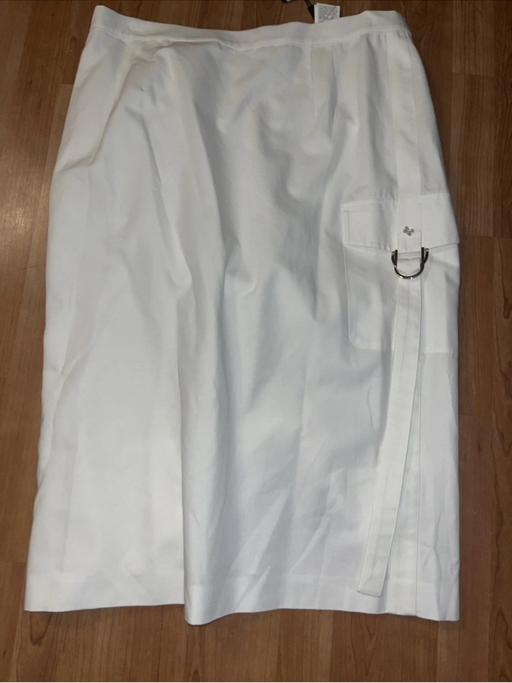 Marina Rinald White Carbine Skirt Plus Size 16 MSRP $395 New